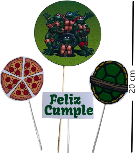 Producto - Adorno Set Tortugas Ninja