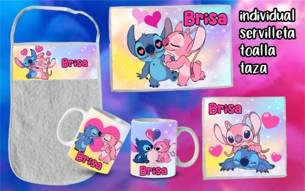 Producto - Set Jardin - Stitch 3 angel