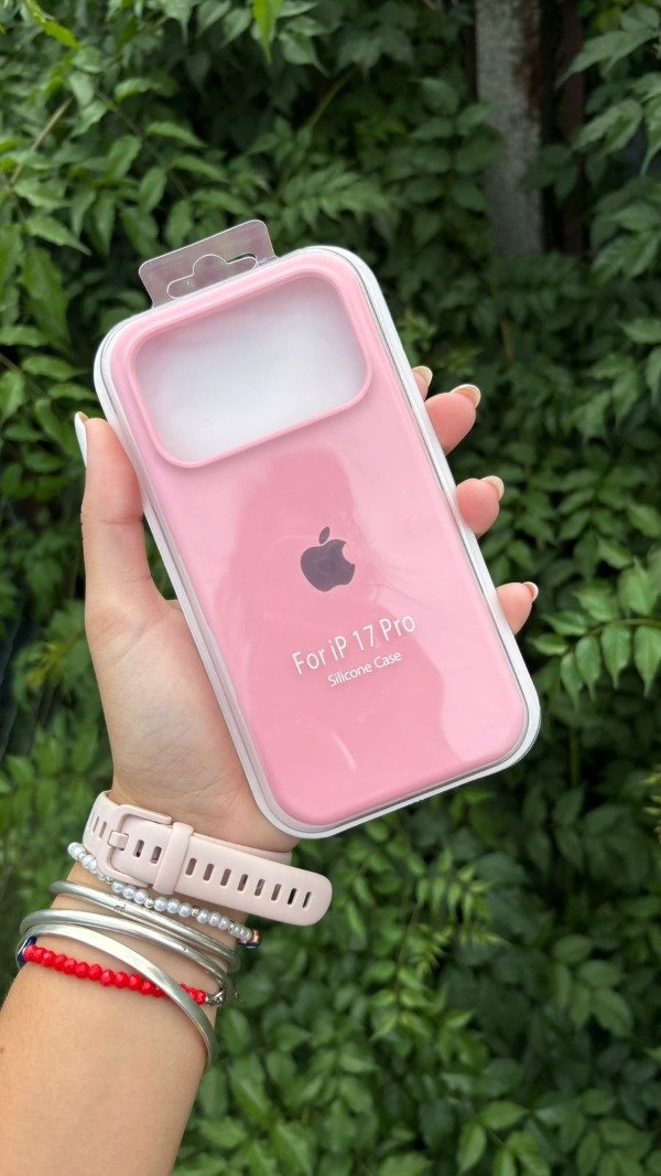Producto - Silicon case rosa - iPhone 17pro