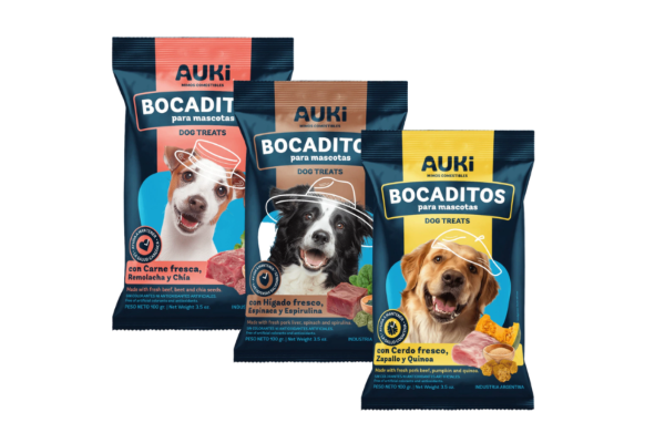 Producto - AUKI BOCADITOS Sobres x 100 gramos