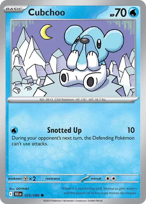 Producto - Cubchoo - 025/086 - Black Bolt