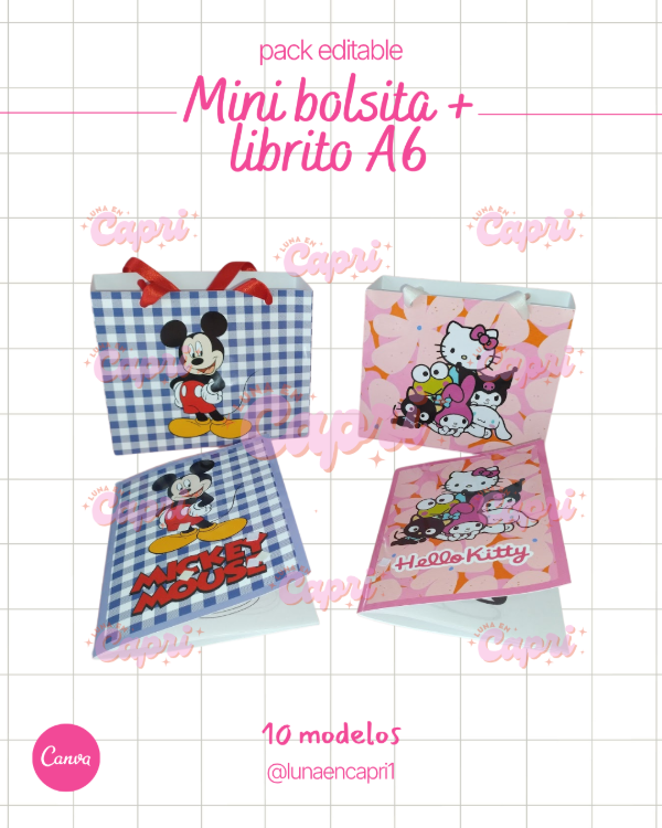 Producto - Mini bolsita + librito para colorear
