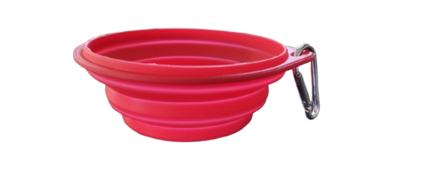 Producto - BEBEDERO Y COMEDERO PLEGABLE DE SILICONA CHICO
