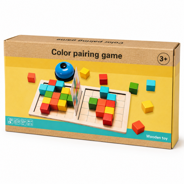 Producto - Juego de Lógica con Bloques de Madera - 0