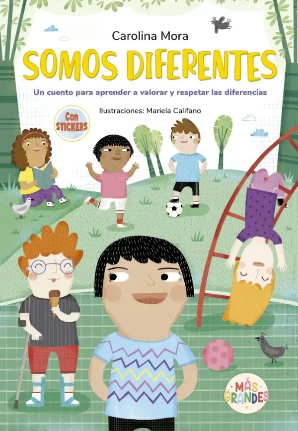 Producto - SOMOS DIFERENTES - APRENDER A VALORAR Y RESPETAR LAS DIFERENCIA -CAROLINA MORA