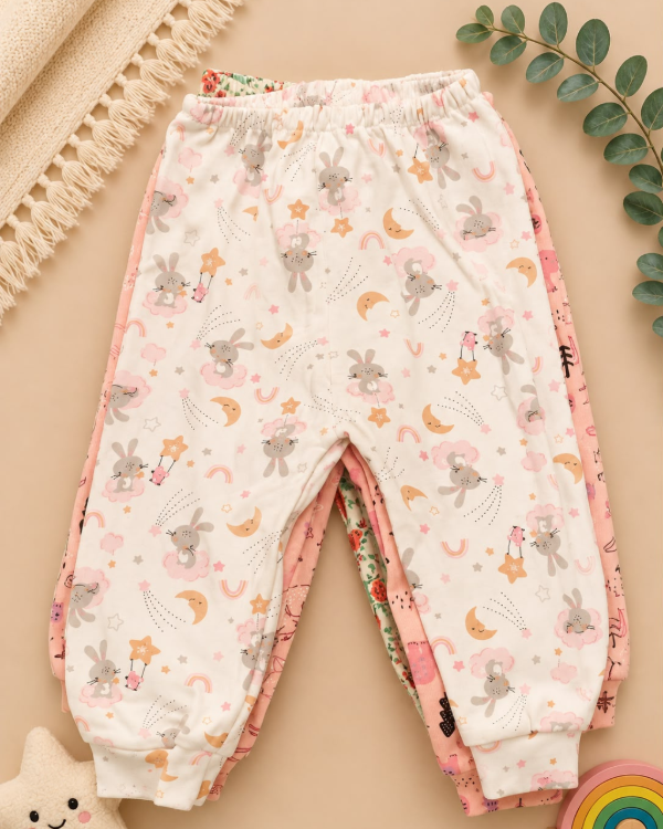 Producto - PANTALON CON PUÑO ESTAMPADO DE ALGODON BEBA - 6