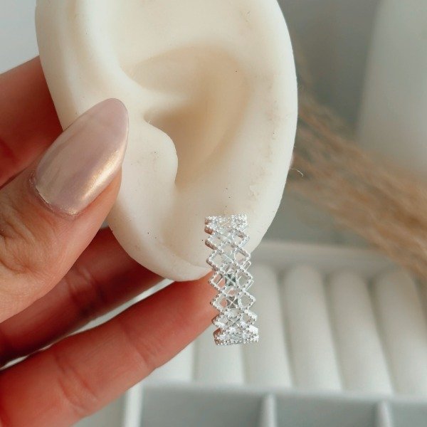 Producto - Aros Pasantes Laminados Lia Plata 925