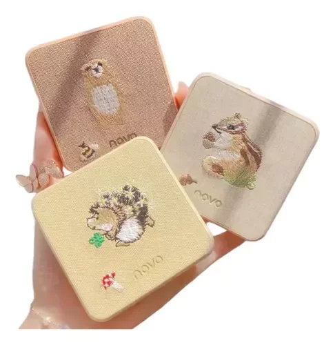 Producto - Paleta De Sombras De Ojos Tapa Bordada Animales Novo