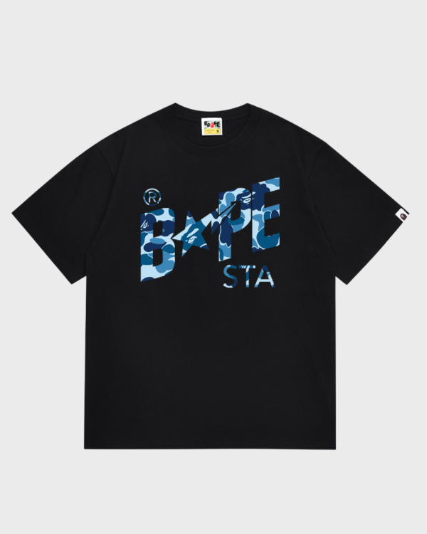 Producto - BLACK BAPE LIGHT BLUE  WAR TEE