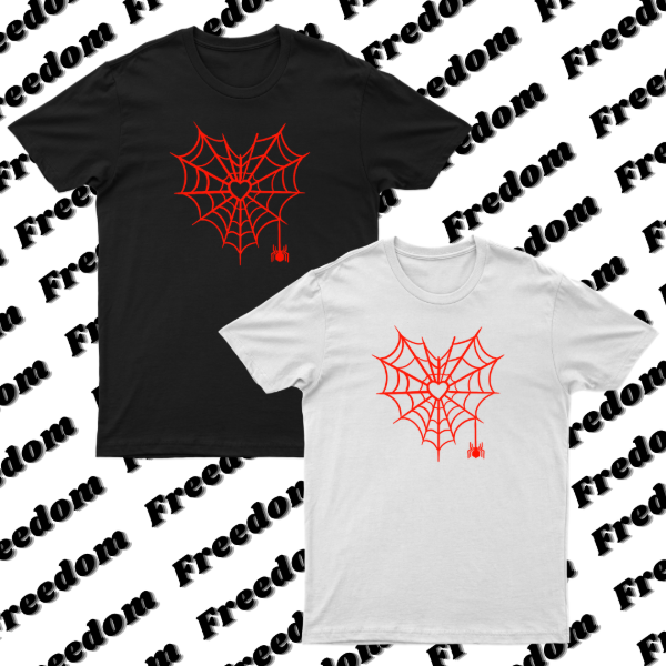 Producto - Remeras duo - telaraña spiderman bordada