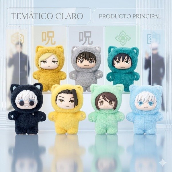 Producto - Peluche Sorpresa De Labubu Jujutsu Kaisen al AZAR 14cm