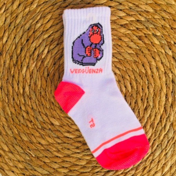Producto - Media Caña Comic Kids Verguenza (Blanco)