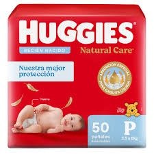 Producto - HUGGIES NATURAL CARE TALLE P X50