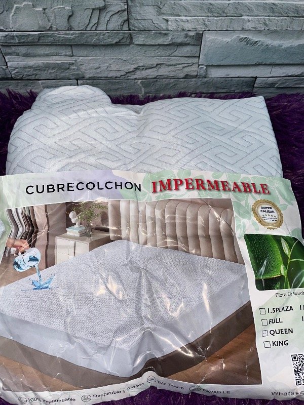 Producto - Cubre colchón impermeable BAMBOO queen - 2