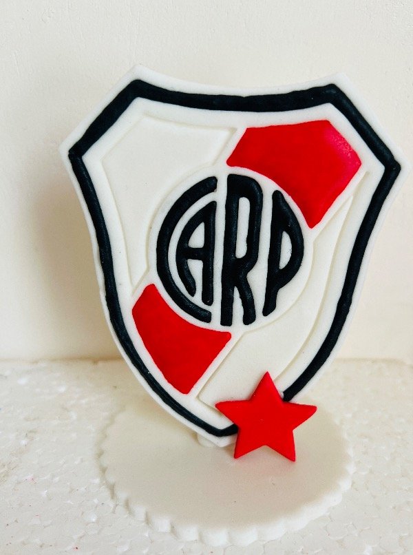 Producto - Escudo de futbol con soporte - River Plate CARP