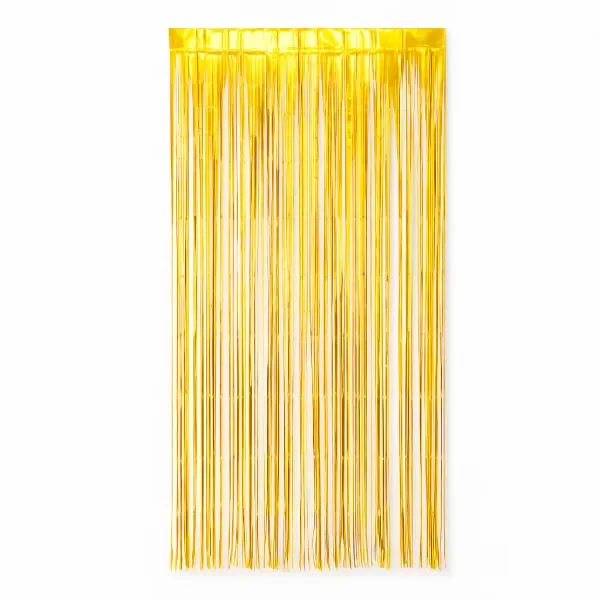 Producto - Cortina metalizada Dorado