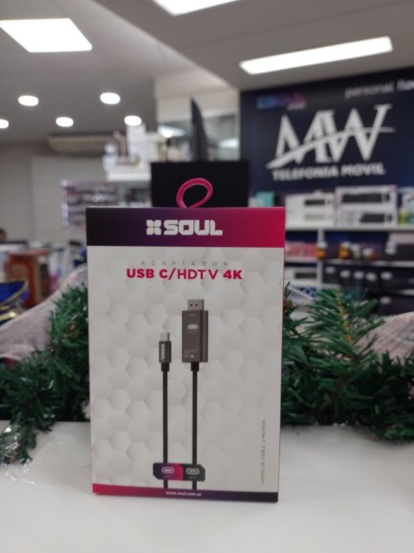 Producto - Adaptador Video USB-C A HDTV 4K Soul ADAP-S04