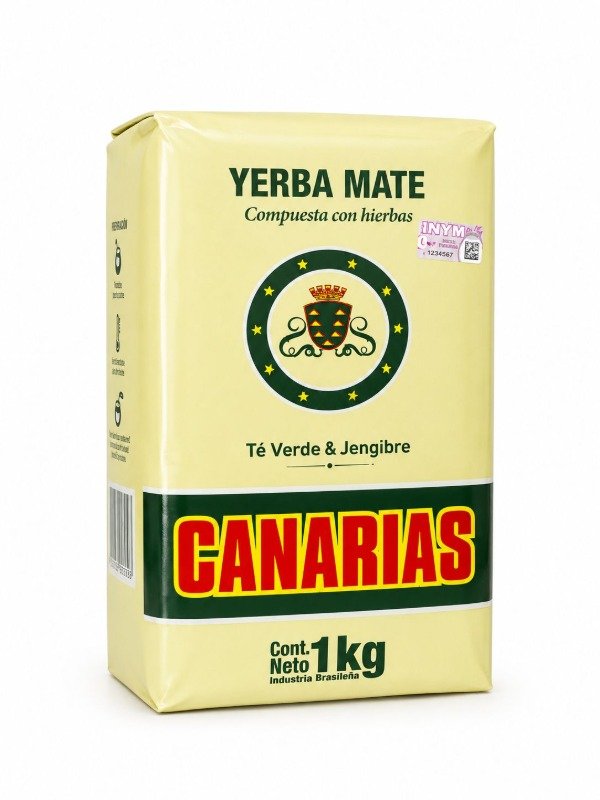 Producto - CANARIAS TE VERDE Y JENGIBRE 1KG