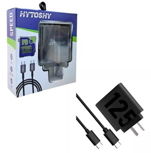 Producto - CARGADOR HYTOSHY 125W ULTRA RAPIDO TIPO C A C