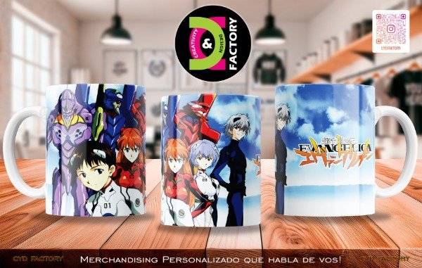 Producto - Taza - Anime - Neon Genesis Evangelion - TZ-RT-BL-11OZ-128-ANM-NGE