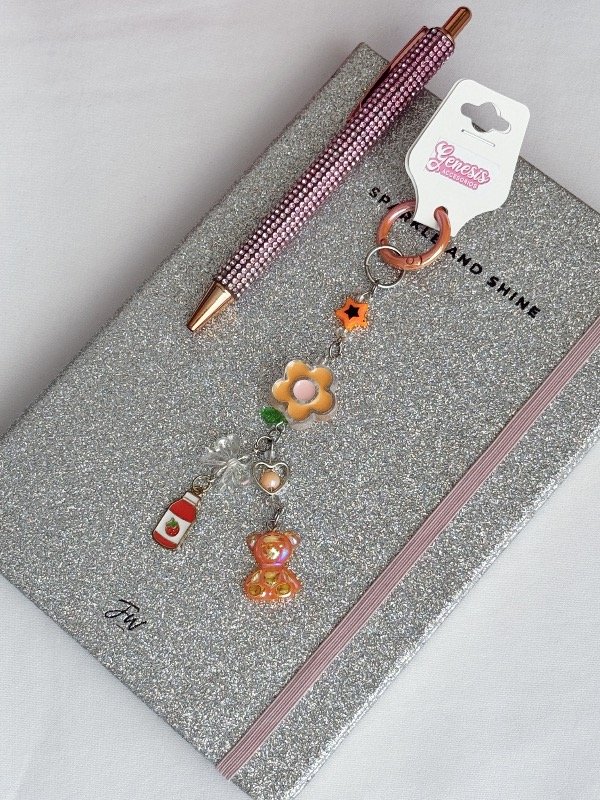 Producto - Llavero Charm Osito Naranja
