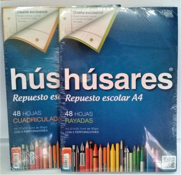 Producto - REPUESTO A4 HÚSARES X 48 HOJAS