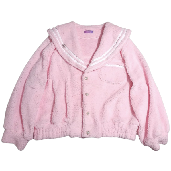 Producto - Chaqueta marinera corderito rosa bebe