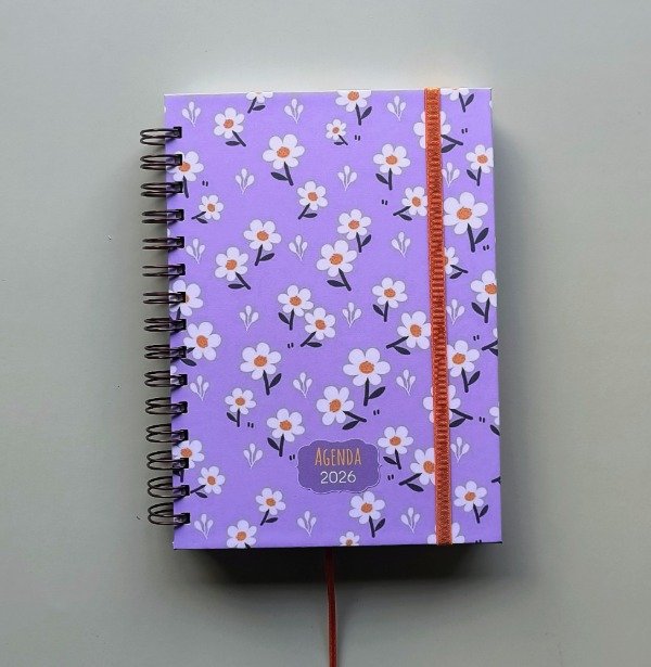 Producto - Agenda 2026 - Margaritas Fondo Violeta