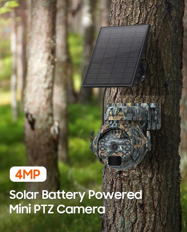 Producto - Camara ptz domo solar conexion wifi
