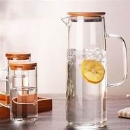 Producto - JARRA CON TAPA DE BAMBU