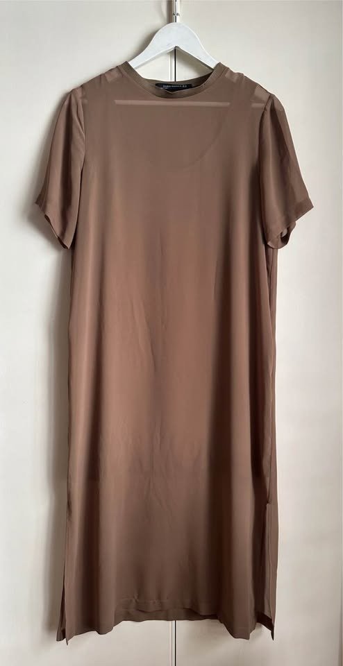 Producto - Túnica Zara color chocolate forrada