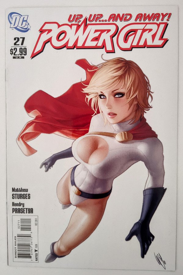 Producto - Power Girl #27 (2011) - Número final y clásica portada moderna por Warren Louw