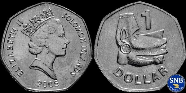 Producto - Islas Salomón - 1 Dólar (2005) KM #72