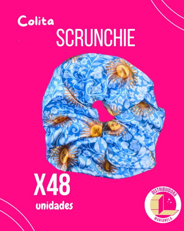 Producto - Colitas Scrunchie - Pack x48 unidades