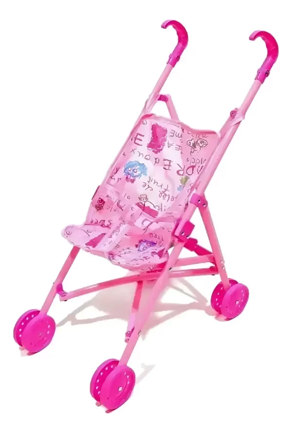 Producto - Cochecito Paragüitas De Plástico Para Bebote Muñeca Bebe