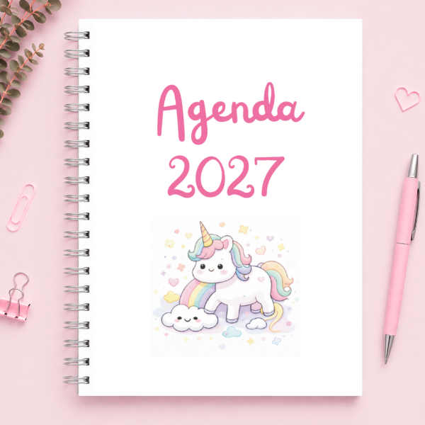 Producto - Agenda Unicornio Semanal