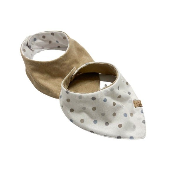 Producto - Bandana Lunares Blanco/Beige