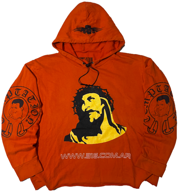 Producto - Hoodie Reborn Naranja Christ