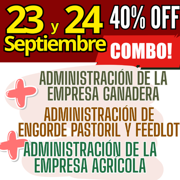 Producto - COMBO 3 CURSOS: Admin Ganadera + Engorde Pastoril y Feedlot + Admin Agrícola - 0