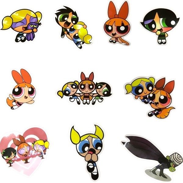 Producto - Stickers The Powerpuff Girls Pack x 50 unidades - 4