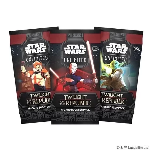 Producto - Star Wars Unlimited Twilight of the Republic Booster Pack - 16 Cartas INGLES