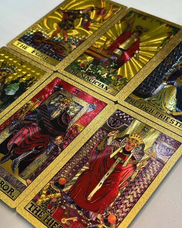 Producto - Tarot Rider waite Gold Foil super brillante
