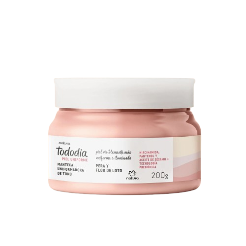 Producto - Natura tododia manteca uniformadora de tono Pera y flor de loto.
