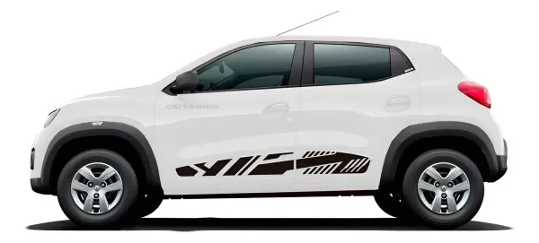 Producto - Calcos Franjas Renault Kwid Iconic - Ploteoya