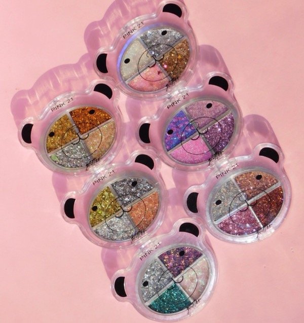 Producto - Paleta bear glitter 3 tonos