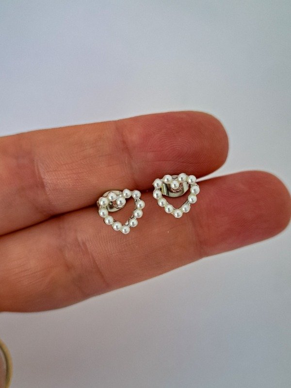 Producto - Pasantes Corazón Perla 9 mm