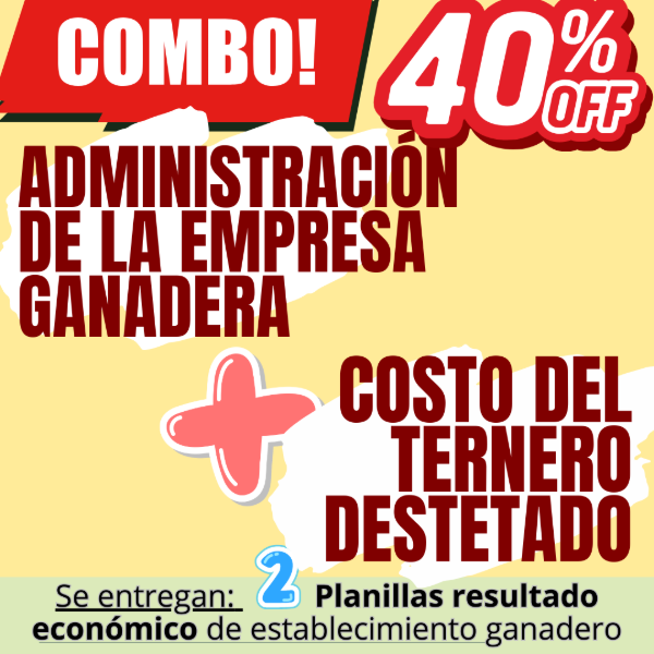 Producto - COMBO 2 CURSOS: Administración Ganadera + Cálculo del Costo del Ternero
