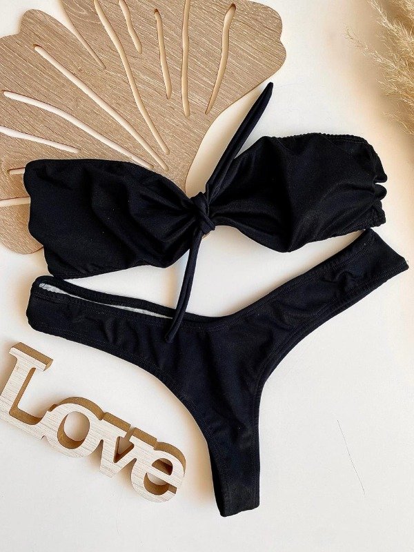 Producto - Bikini Bando Tiro V Negro - COD 4441