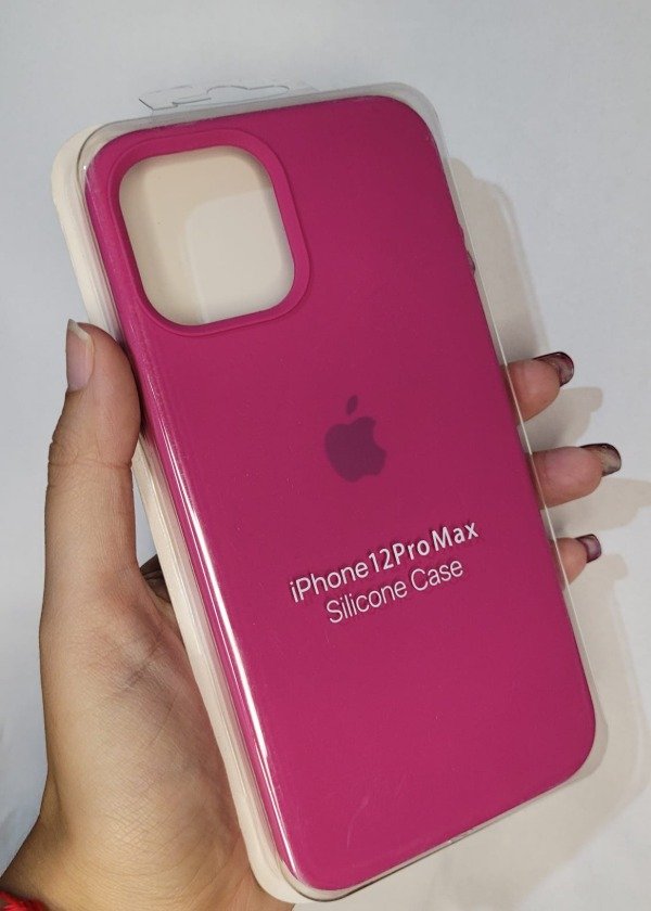 Producto - Iph 12 pro max silicona case magenta