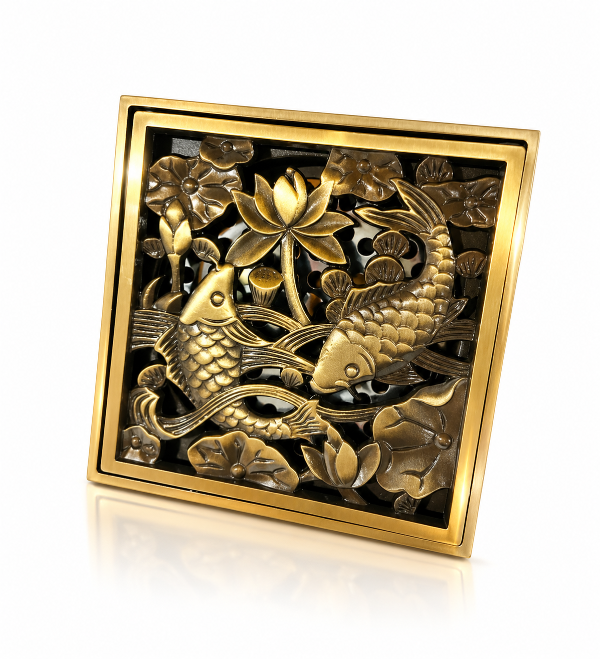 Producto - Rejilla 10x10 PEZ  KOI bronce